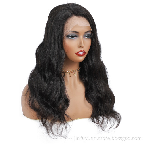 Brazilian Human Hair Lace Front Wig,body wave Virgin Hair Lace Wig For Black Women,Pre Pluck Lace Wig With Baby Hair